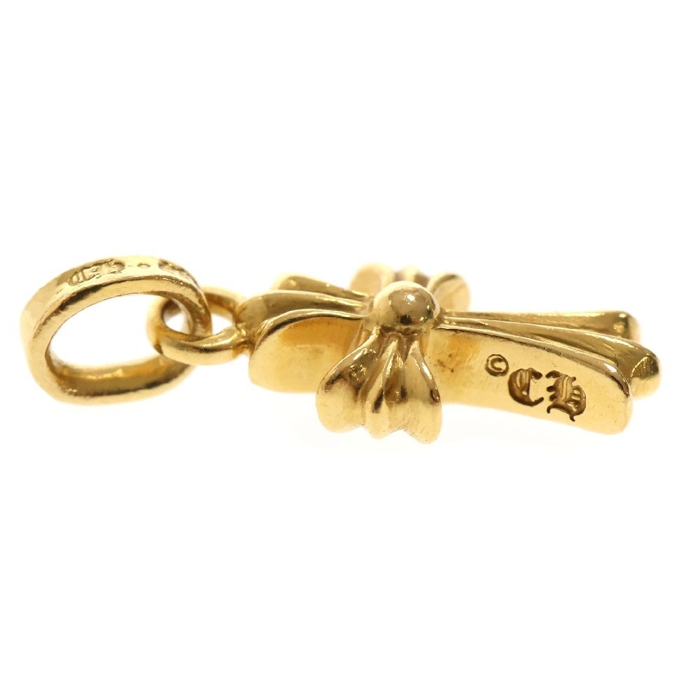 CHROME HEARTS(クロムハーツ) 22K CRS BBYFAT P/DIA ベイビーファットクロス PAVEダイヤ ペンダントトップ ゴールド BCA035