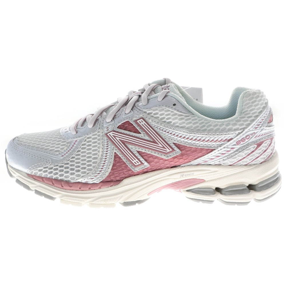 New Balance(ニューバランス) ML860CC2 SILVER/ROSE メッシュ ローカットスニーカー シルバー/ピンク US6/24cm