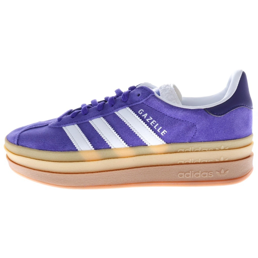 adidas(アディダス) Women's Gazelle Bold Energy Ink/Gum ガゼル ボールドローカットスニーカー パープル IE0419 US9/25.5cm