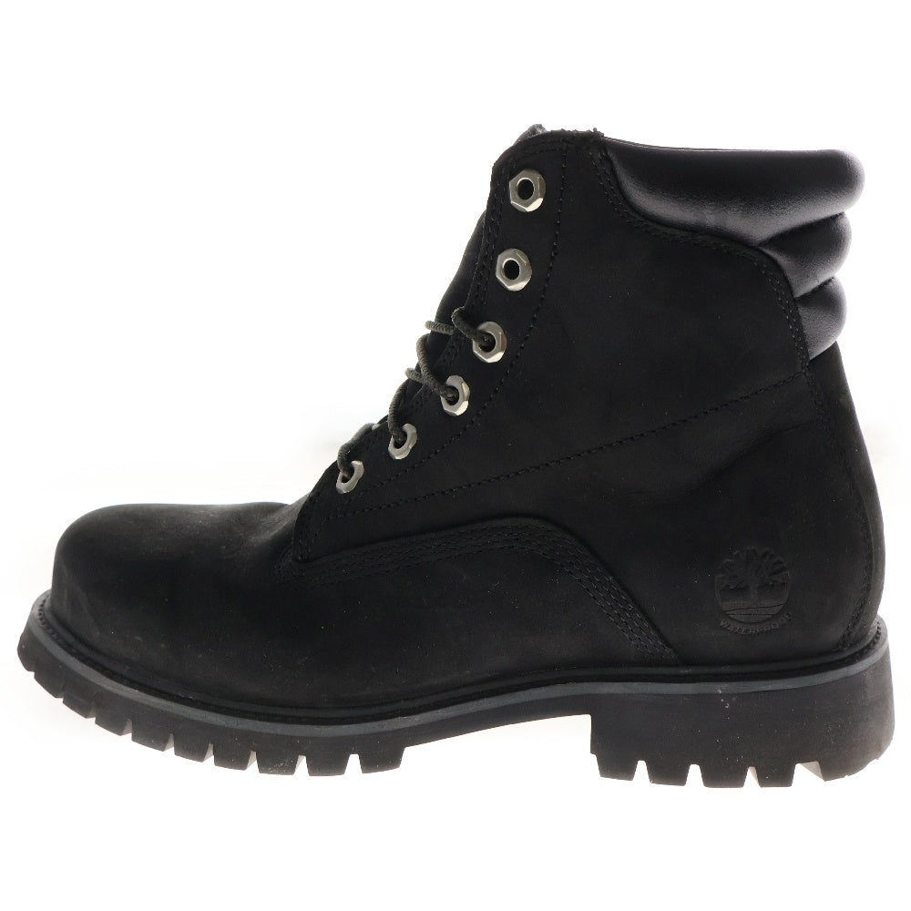 Timberland(ティンバーランド) スウェードレザー レースアップ ハイカットブーツ TB16939r001 ブラック