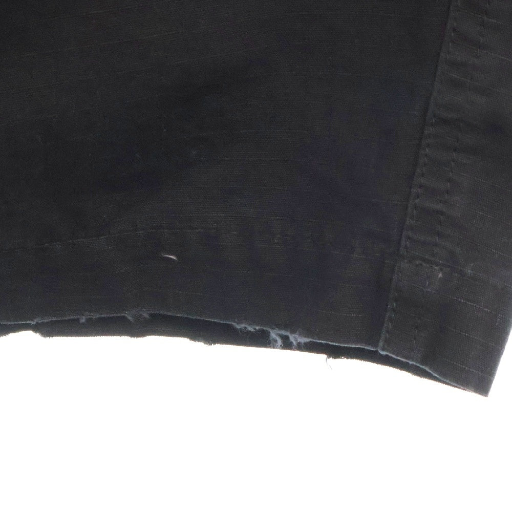 BALENCIAGA(バレンシアガ) 24SS LARGE CARGO PANTS ダメージ加工ウォッシュドラージカーゴパンツ 790982 TKP27 ブラック