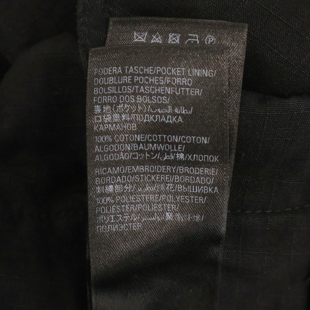 BALENCIAGA(バレンシアガ) 24SS LARGE CARGO PANTS ダメージ加工ウォッシュドラージカーゴパンツ 790982 TKP27 ブラック