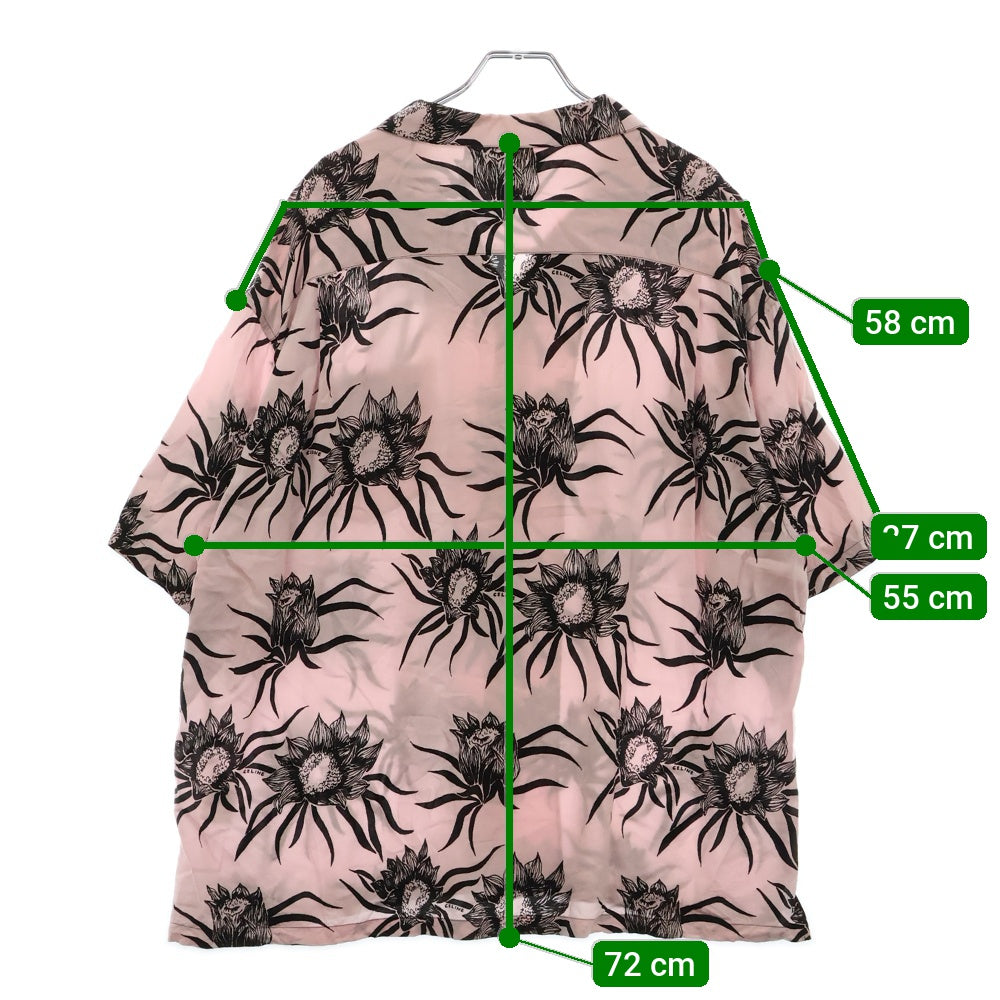 CELINE(セリーヌ) LOOSE HAWAIIAN SHIRT エディ期 ルーズハワイアンシャツ 半袖開襟シャツ ピンク 2C672428M