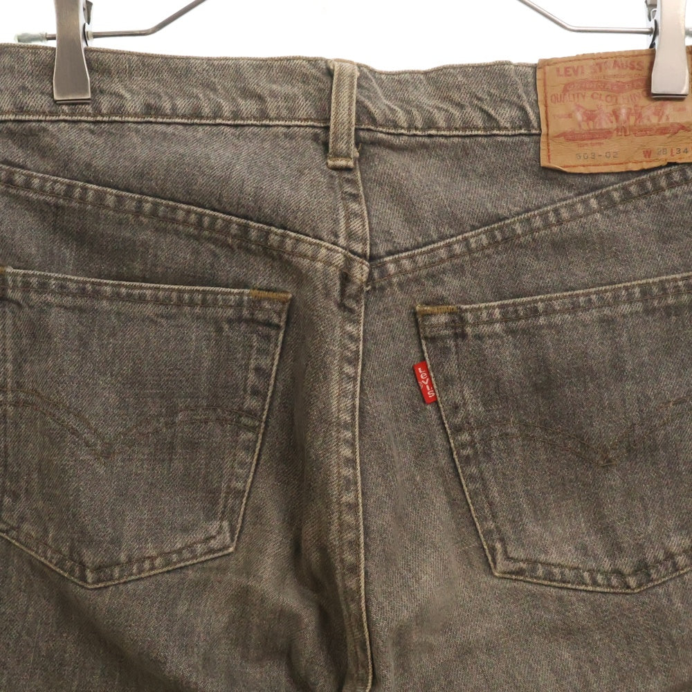 Levi's(リーバイス) VINTAGE 503-02 ストレートデニムパンツ グレー