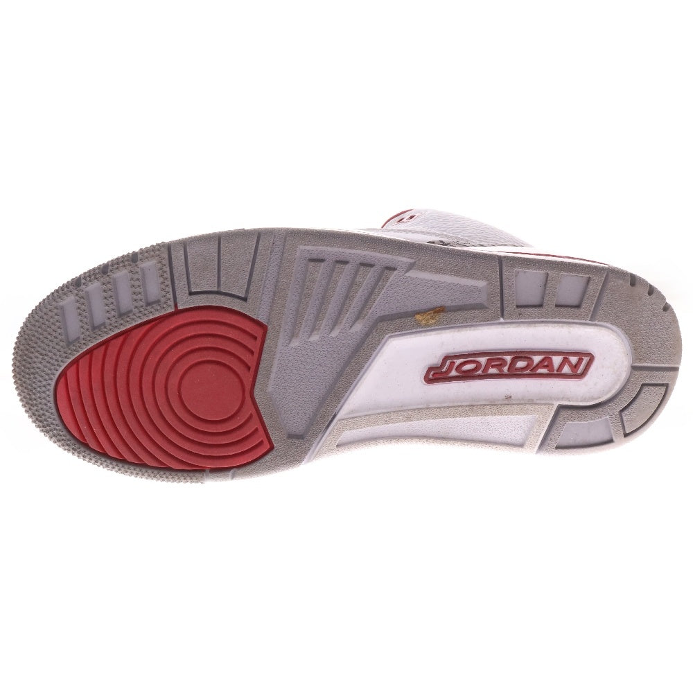 NIKE(ナイキ) Air Jordan 3 Cardinal Red エアジョーダン3 カーディナル レッド ローカットスニーカー CT8532-126 ホワイト/レッド