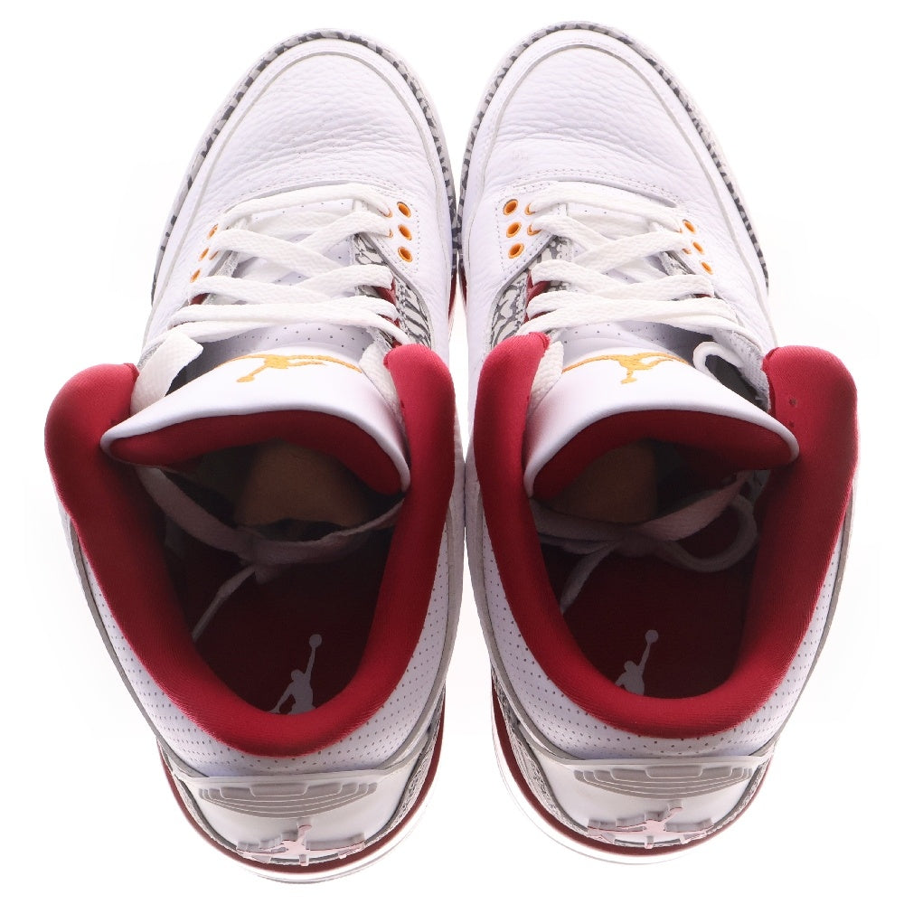 NIKE(ナイキ) Air Jordan 3 Cardinal Red エアジョーダン3 カーディナル レッド ローカットスニーカー CT8532-126 ホワイト/レッド