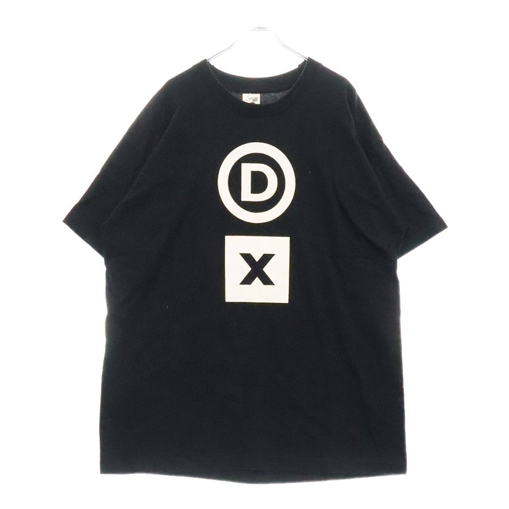 VINTAGE(ヴィンテージ) DESIGN EXCHANGE プリント クルーネック半袖Tシャツカットソー ブラック
