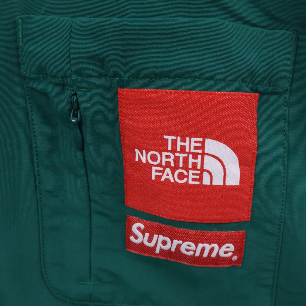 SUPREME(シュプリーム) 22SS ×THE NORTH FACE Trekking S/S Shirt ロゴ トラッキングシャツ 半袖シャツ NR02211I グリーン