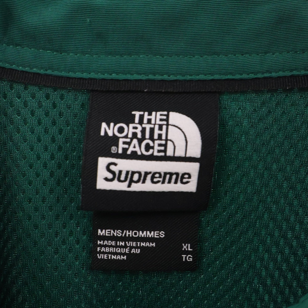 SUPREME(シュプリーム) 22SS ×THE NORTH FACE Trekking S/S Shirt ロゴ トラッキングシャツ 半袖シャツ NR02211I グリーン