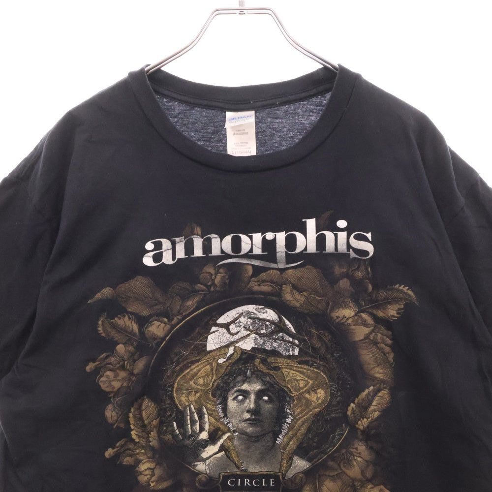 VINTAGE(ヴィンテージ) AMORPHIS CIRCLE TEE アモルフィス サークル フロントプリント Tシャツ 半袖カットソー ブラック