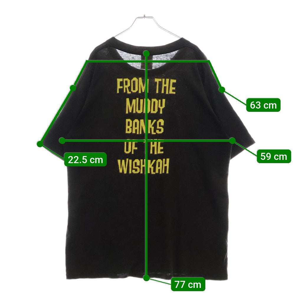 VINTAGE(ヴィンテージ) 90s NIRVANA FROM THE MUDDY BANKS OF THE WISHKAH ニルヴァーナ 両面プリンントTシャツ 半袖カットソー ブラック