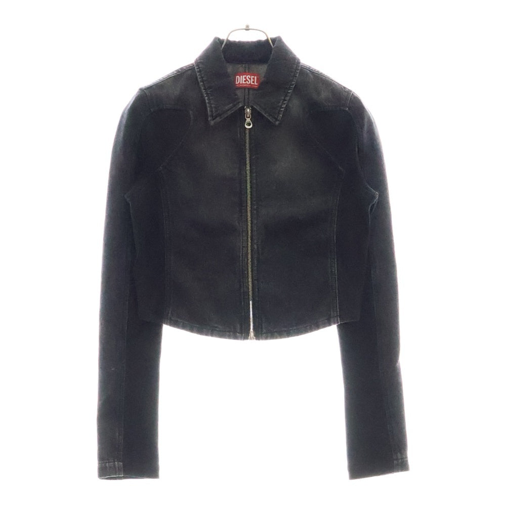 DIESEL(ディーゼル) 24AW DE-SYLEN-S ニット切り替え デニムジャケット A14379 ブラック