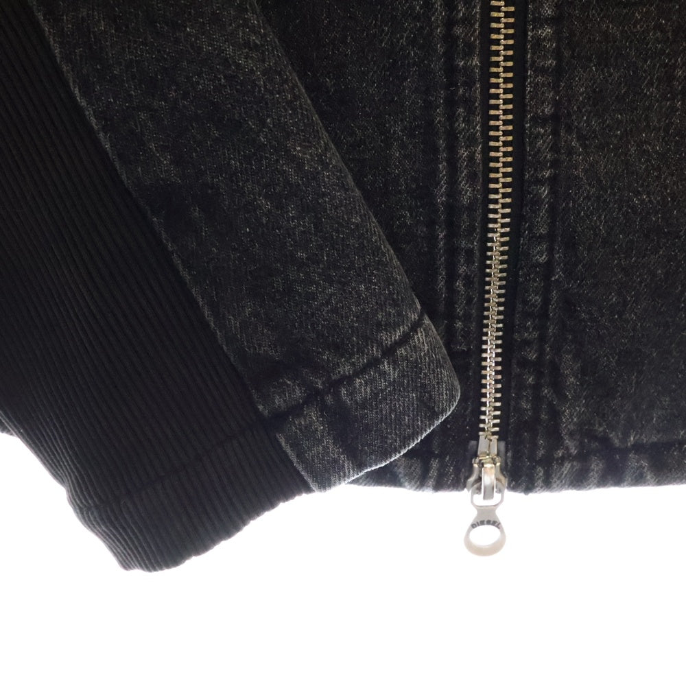DIESEL(ディーゼル) 24AW DE-SYLEN-S ニット切り替え デニムジャケット A14379 ブラック