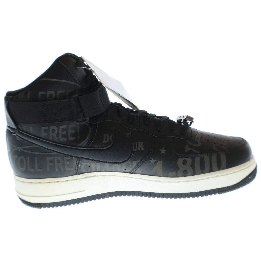 NIKE(ナイキ) Air Force 1 High Toll Free エアフォース1 ハイカットスニーカー トールブラック CU1414-001 US11/29cm