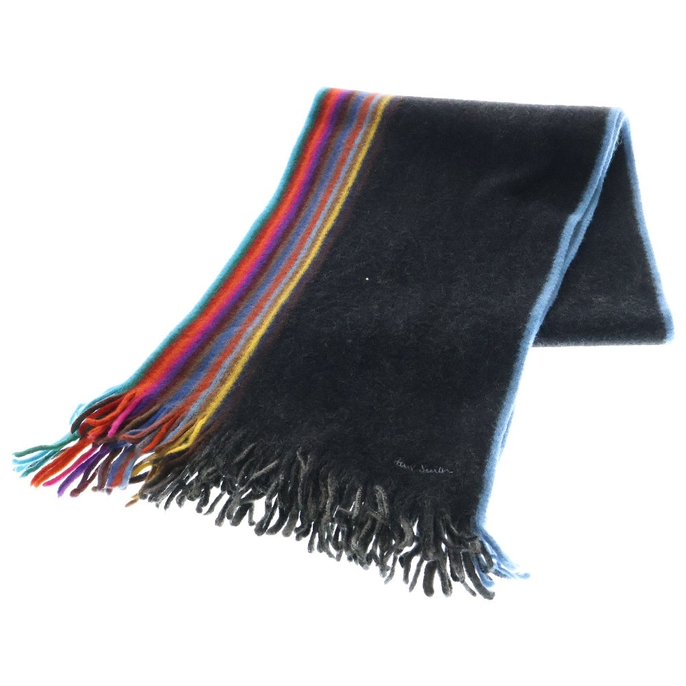 Paul Smith(ポールスミス) カラーストライプ ウール マフラー ストール マルチカラー