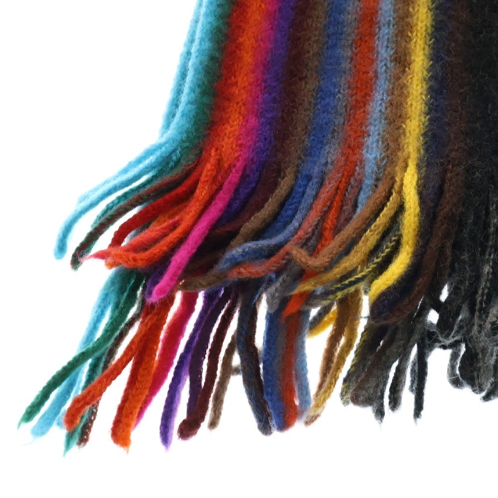 Paul Smith(ポールスミス) カラーストライプ ウール マフラー ストール マルチカラー