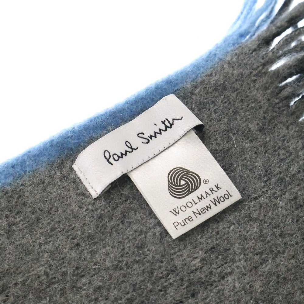 Paul Smith(ポールスミス) カラーストライプ ウール マフラー ストール マルチカラー