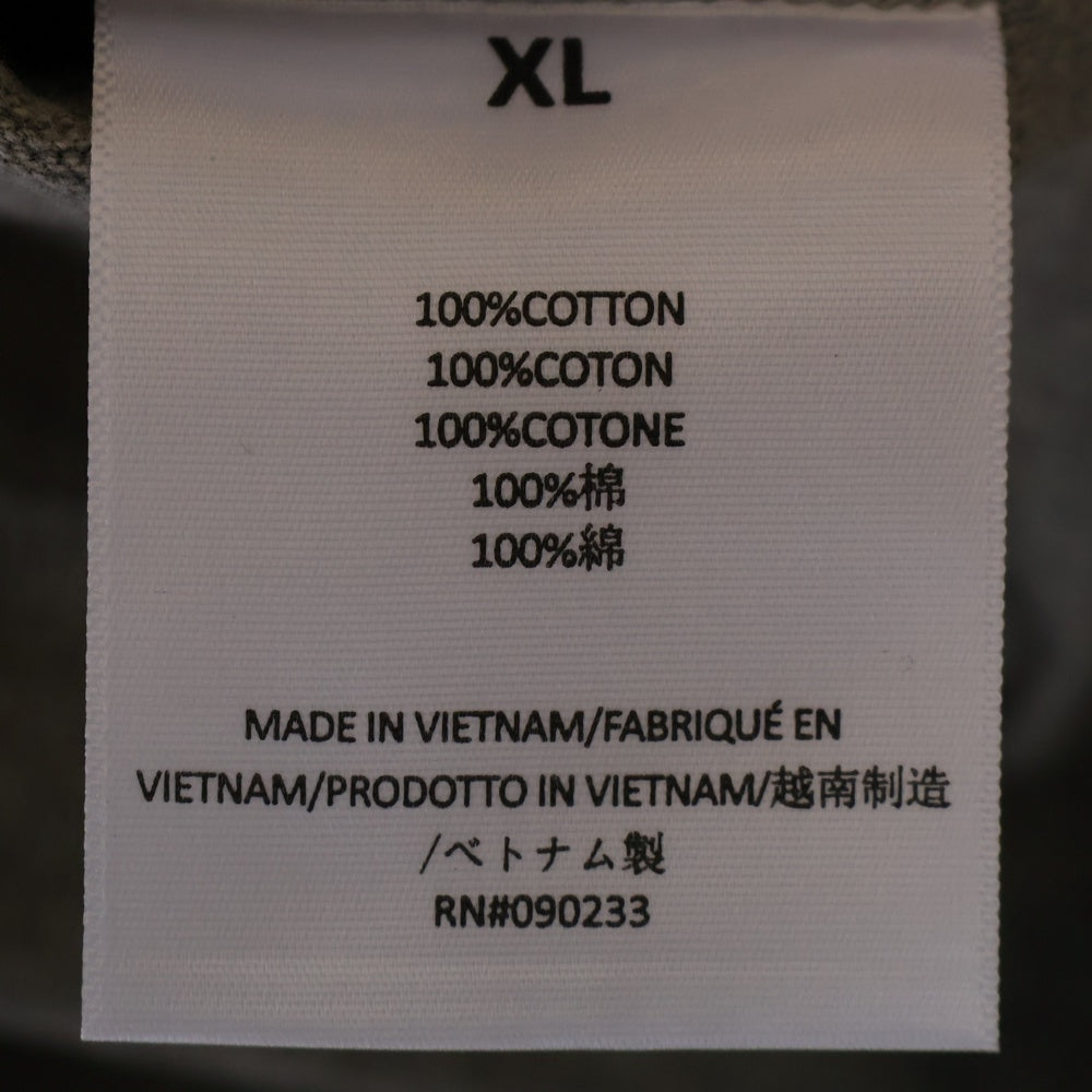 ESSENTIALS FEAR OF GOD(エッセンシャル フィアオブゴッド) ラバーロゴ モックネック ロンスリーブTシャツ グレー
