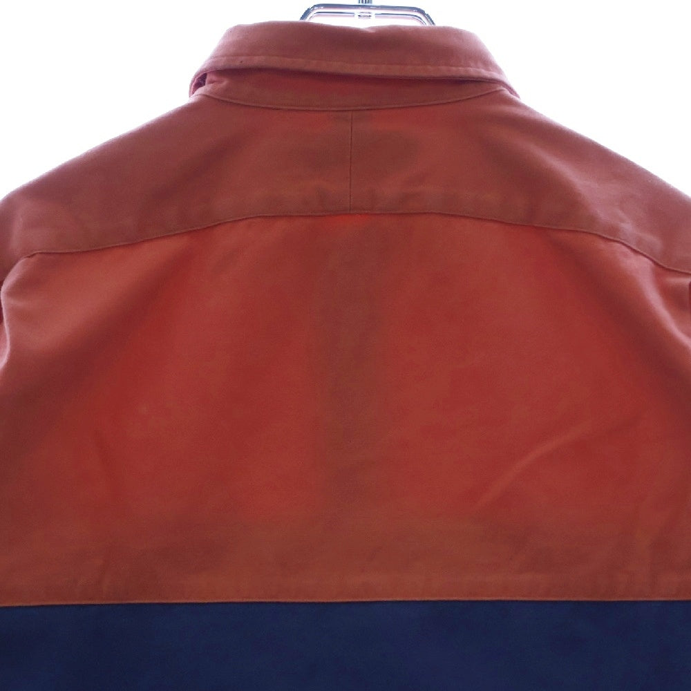 POLO RALPH LAUREN(ポロラルフローレン) 90s SPORTSMEN RESPECT WILDLIFE ムースパッチ ボーダーラガーシャツ 長袖ポロシャツ マルチ