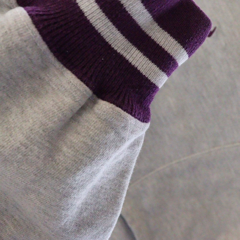 CHAMPION(チャンピオン) 90s VINTAGE REVERSE WEAVE フロントロゴ刺繍 フーディープルオーバーパーカー グレー