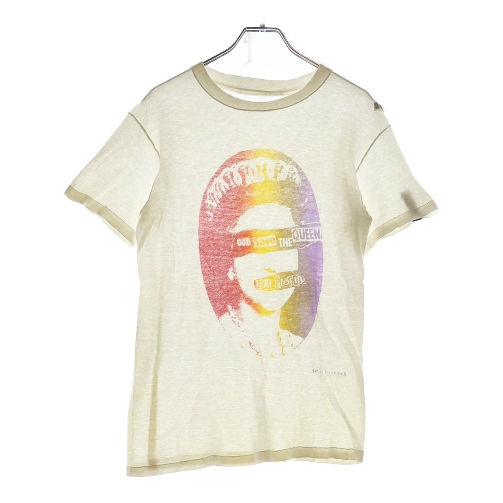 VINTAGE(ヴィンテージ) SEDITIONARIES GOD SAVE THE QUEEN クルーネック半袖 Tシャツ ホワイト