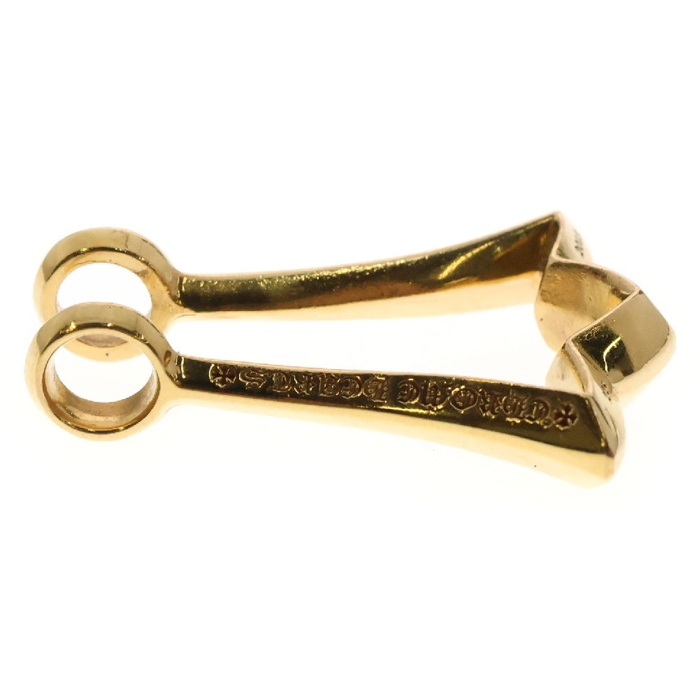 CHROME HEARTS(クロムハーツ) 22K RING CATCH リングキャッチ ゴールドネックレストップ