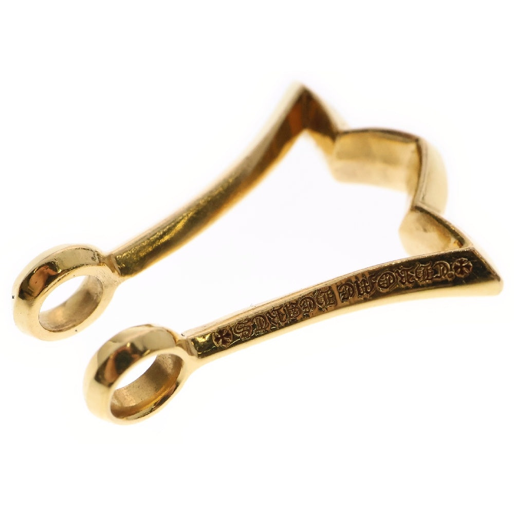 CHROME HEARTS(クロムハーツ) 22K RING CATCH リングキャッチ ゴールドネックレストップ