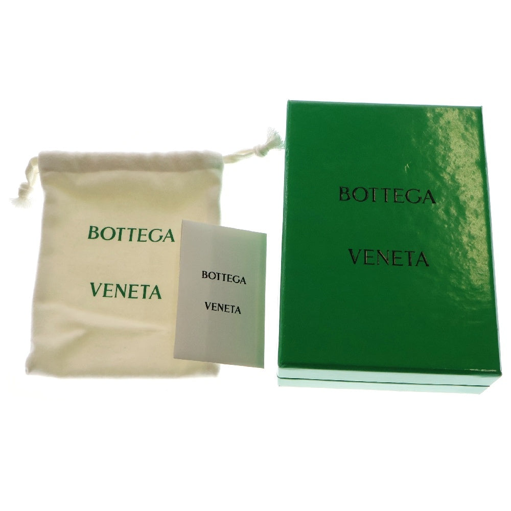 BOTTEGA VENETA(ボッテガヴェネタ) INTRECCIATO MONEY CLIP イントレチャート レザーウォレット マネークリップ 二つ折り財布 749404 ブラック/イエロー