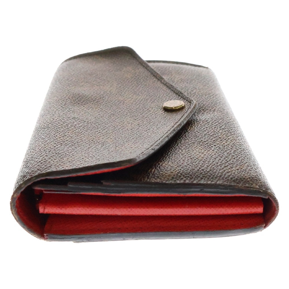 LOUIS VUITTON(ルイヴィトン) モノグラム ポルトフォイユ サラ フューシャ レザーロングウォレット 長財布 ブラウン M62234