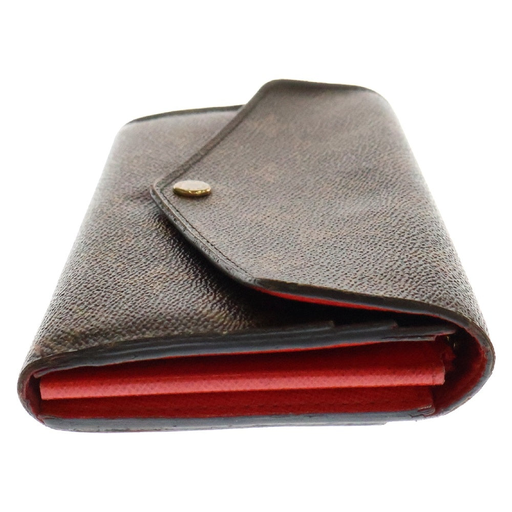 LOUIS VUITTON(ルイヴィトン) モノグラム ポルトフォイユ サラ フューシャ レザーロングウォレット 長財布 ブラウン M62234