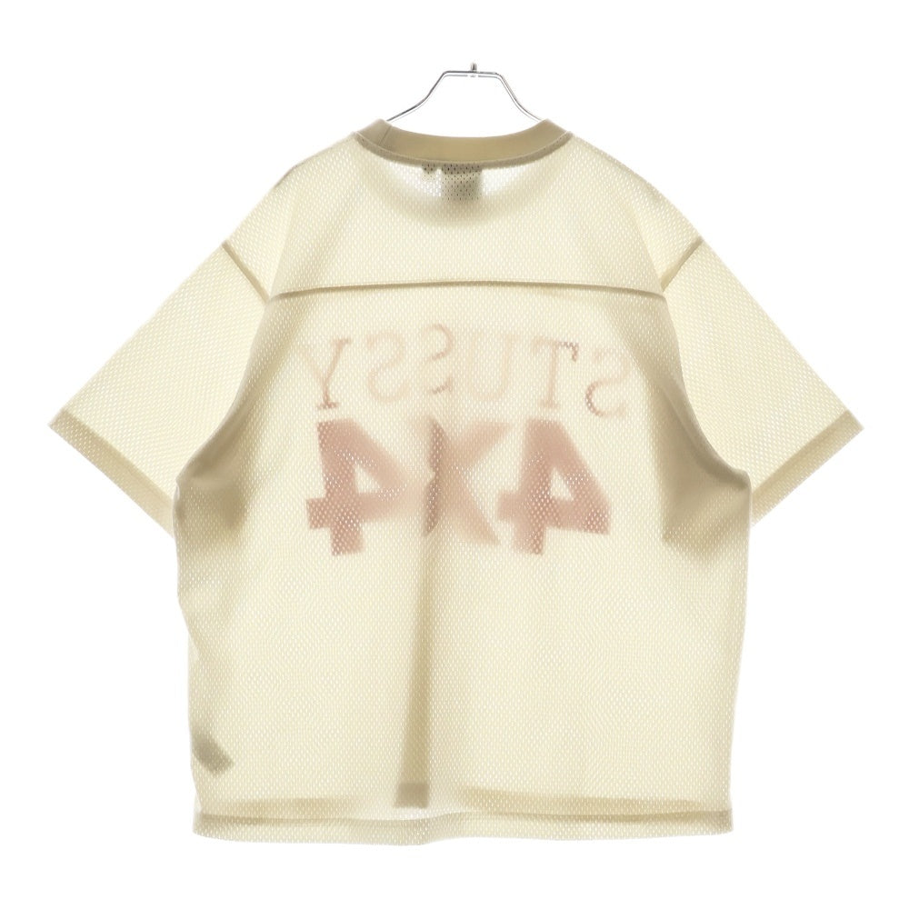 STUSSY(ステューシー) 4X4 MESH FOOTBALL JERSEY メッシュ フッドボールシャツ ホワイト 1140329