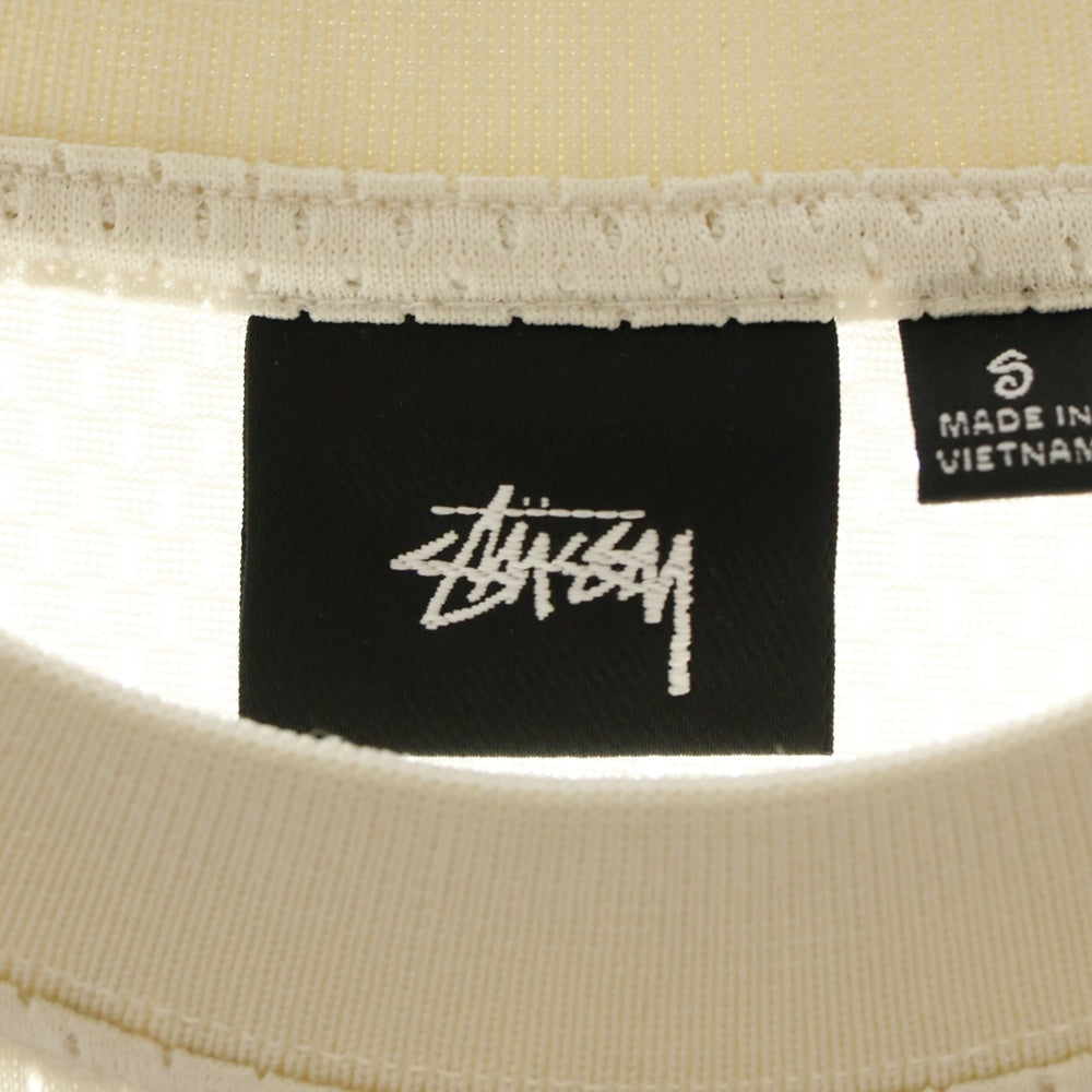 STUSSY(ステューシー) 4X4 MESH FOOTBALL JERSEY メッシュ フッドボールシャツ ホワイト 1140329