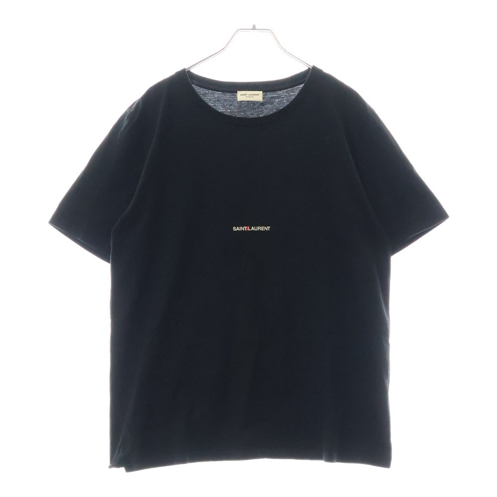 SAINT LAURENT PARIS(サンローランパリ) 17SS クラシックロゴ 半袖Tシャツ カットソー ブラック 464572 YB1EN