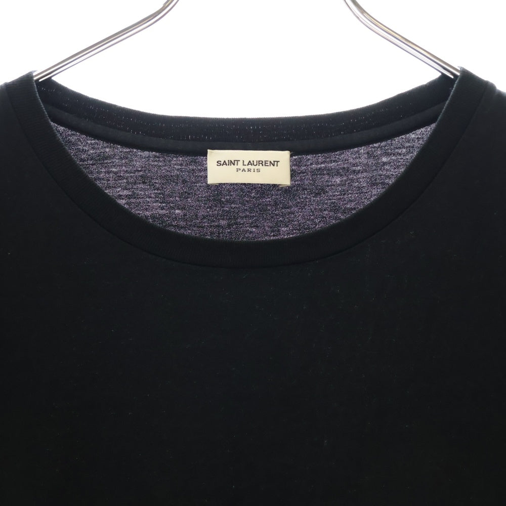 SAINT LAURENT PARIS(サンローランパリ) 17SS クラシックロゴ 半袖Tシャツ カットソー ブラック 464572 YB1EN