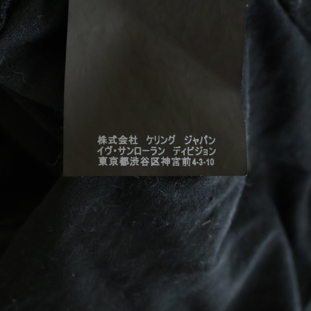 SAINT LAURENT PARIS(サンローランパリ) 17SS クラシックロゴ 半袖Tシャツ カットソー ブラック 464572 YB1EN