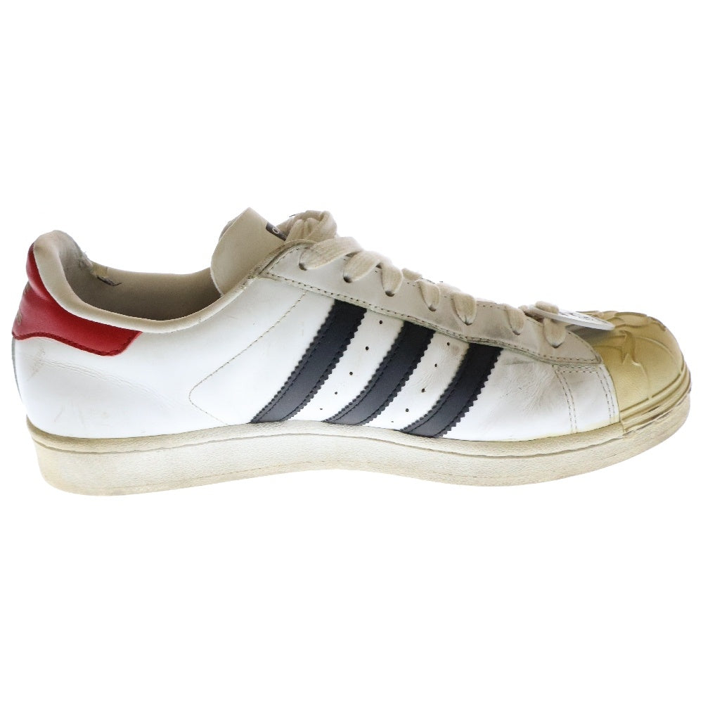 adidas(アディダス) SUPERSTAR NIGO BEARFOOT スーパースター ニゴー ベアフット ローカットスニーカー S75552 ホワイト US9.5
