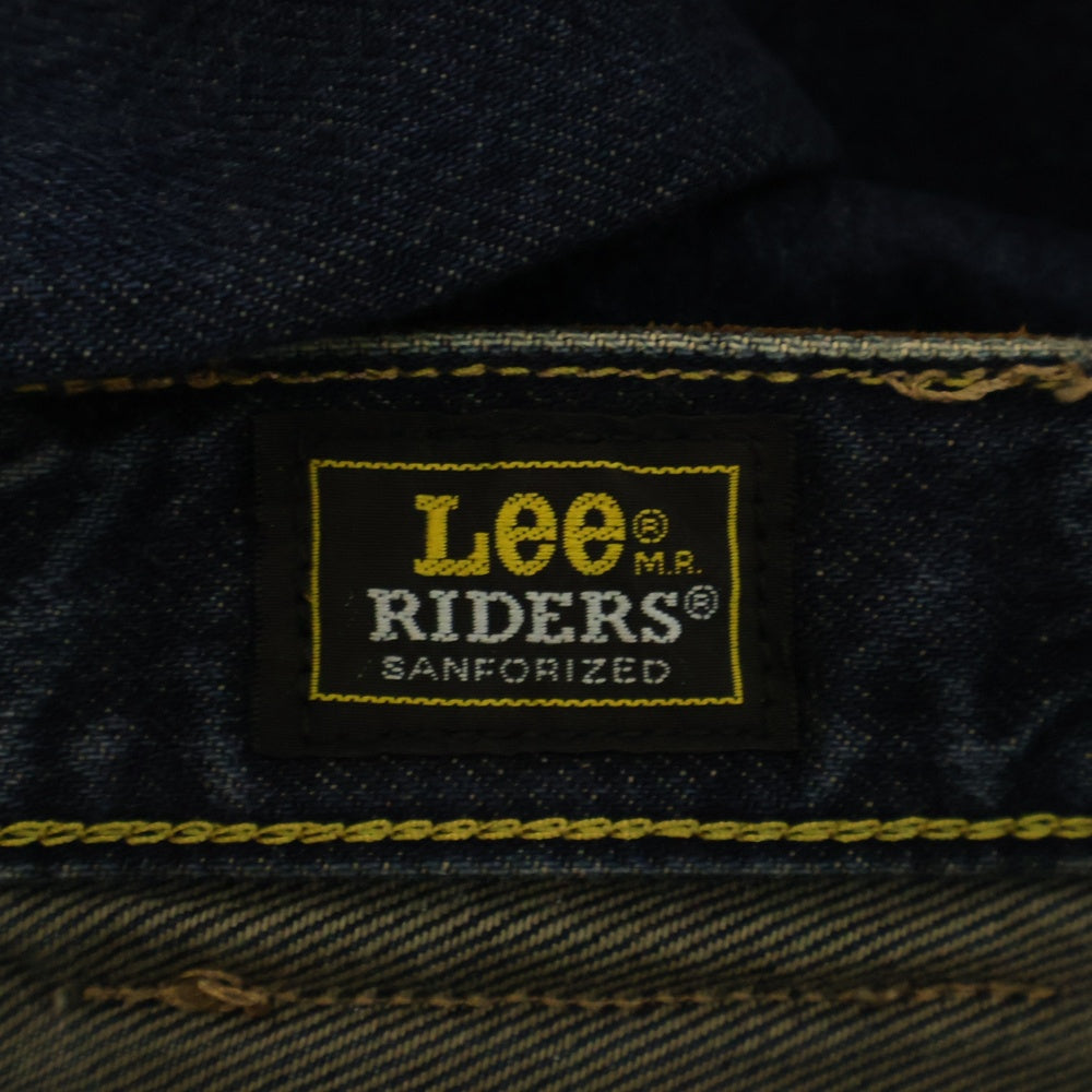 LEE(リー) RIDERS E524 復刻 ジップアップ ストレートデニムパンツ インディゴ E524-2006