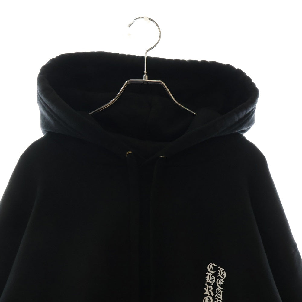 CHROME HEARTS(クロムハーツ) SWTSHRT PLVR アームロゴプリント プルオーバーパーカー ブラック