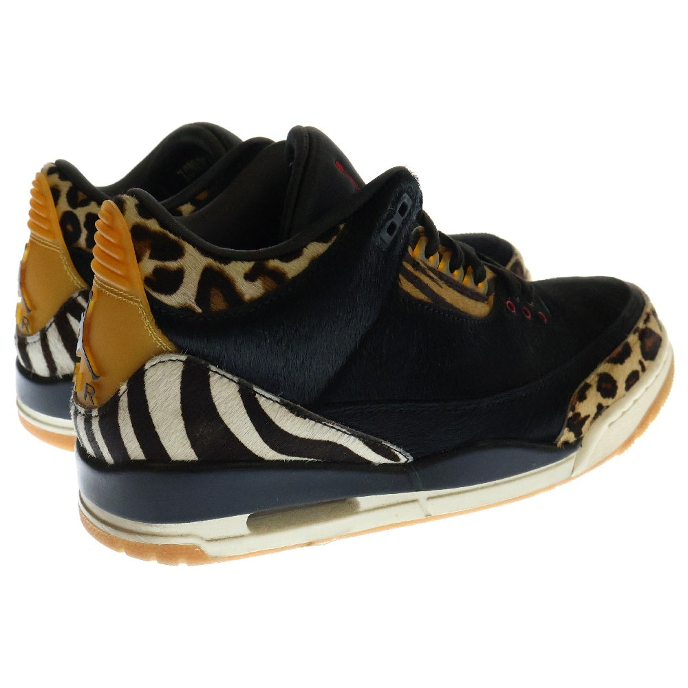 NIKE(ナイキ) Air Jordan 3 Retro SE Safari エアジョーダン3 レトロ SE サファリ ミッドカットスニーカー ブラック/ブラウン CK4344-002 US8.5/26.5cm