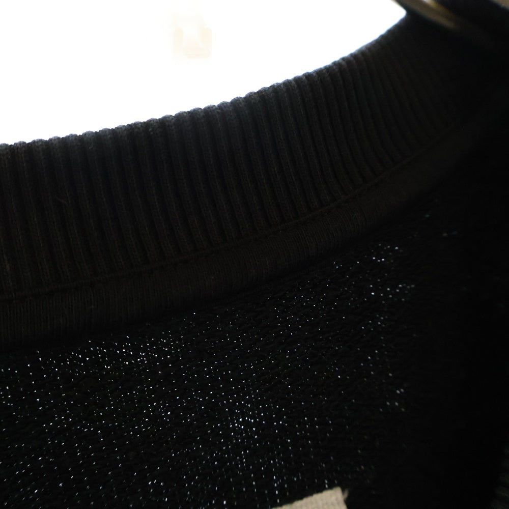 MM6 Maison Margiela(エムエムシックスメゾンマルジェラ) フリルデザイン スウェット ワンピース S52CT0601 S25454 ブラック レディース