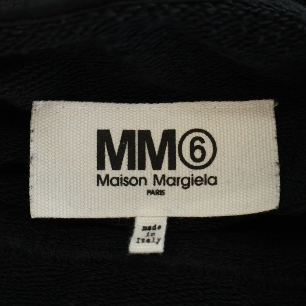 MM6 Maison Margiela(エムエムシックスメゾンマルジェラ) フリルデザイン スウェット ワンピース S52CT0601 S25454 ブラック レディース