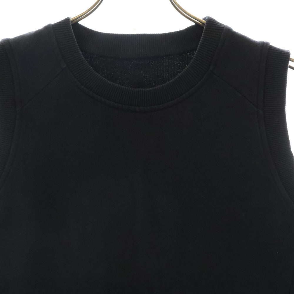MM6 Maison Margiela(エムエムシックスメゾンマルジェラ) 18AW スウェット ベスト S32CU0015 ブラック レディース