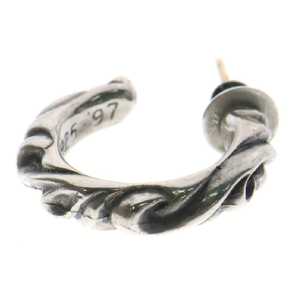 CHROME HEARTS(クロムハーツ) HOOP SCROOL スクロール フープピアス シルバー BCA102
