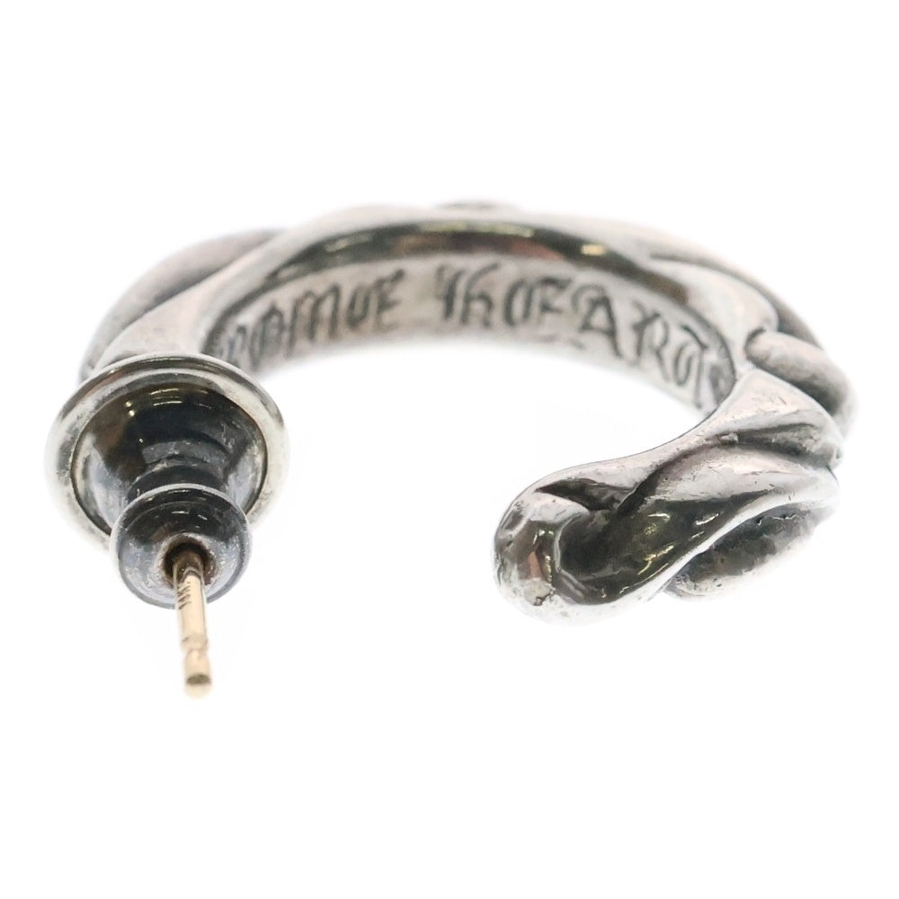 CHROME HEARTS(クロムハーツ) HOOP SCROOL スクロール フープピアス シルバー BCA102
