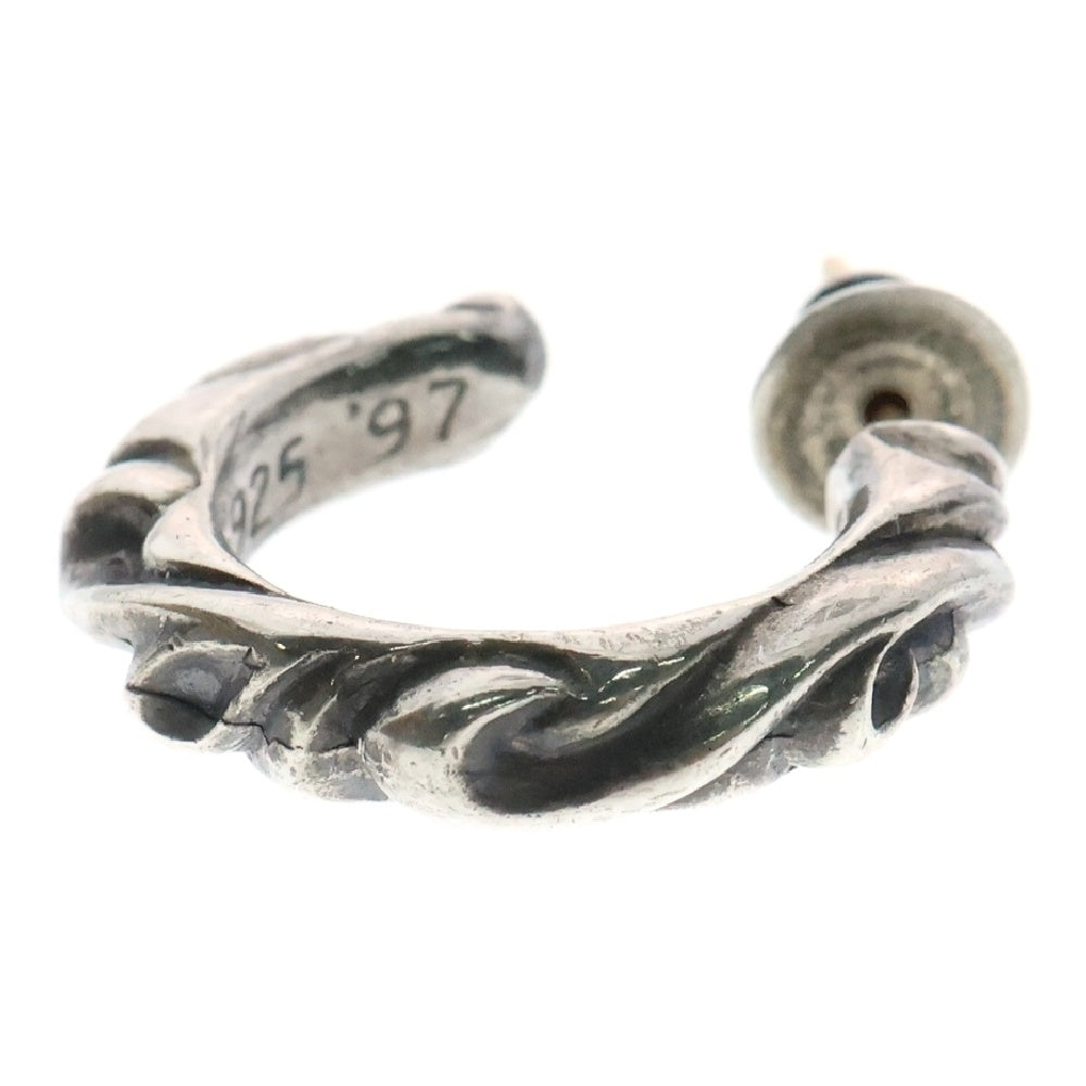 CHROME HEARTS(クロムハーツ) HOOP SCROOL スクロール フープピアス シルバー BCA102
