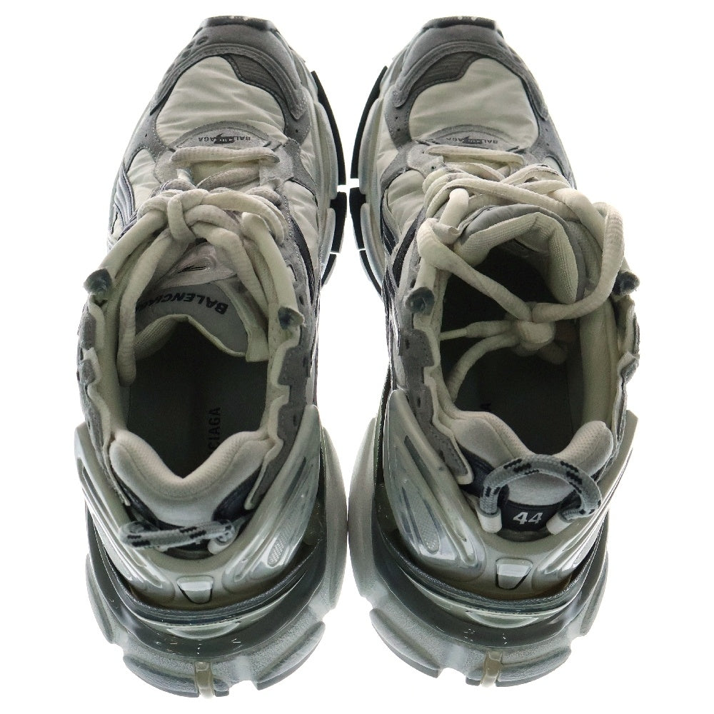 BALENCIAGA(バレンシアガ) RUNNER ランナー 異素材切替 ユーズド加工 ローカットスニーカー シューズ グレー 772774