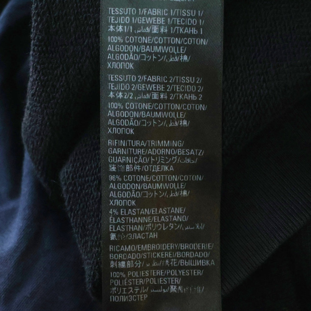 BALENCIAGA(バレンシアガ) 22AW Be differrent Hoodie デストロイ加工 Be differrent刺繍レイヤードプルオーバースウェットパーカー フーディー ブラック 720406 TNVB4