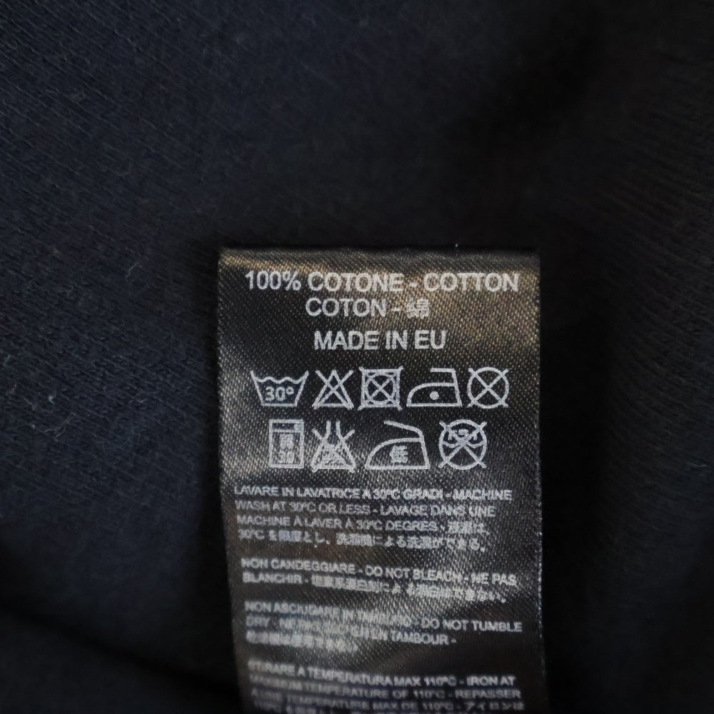 MARCELO BURLON(マルセロバーロン) フロントスカルプリント クルーネックスウェットシャツ トレーナー ブラック