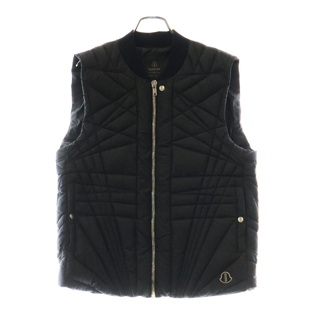 MONCLER(モンクレール) ×RICK OWENS MEGAPENTA FLIGHT VEST×リックオウエンス ダウンベストジャケット ブラック J209N1A00003