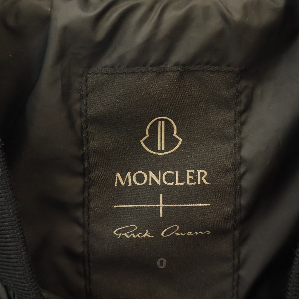 MONCLER(モンクレール) ×RICK OWENS MEGAPENTA FLIGHT VEST×リックオウエンス ダウンベストジャケット ブラック J209N1A00003